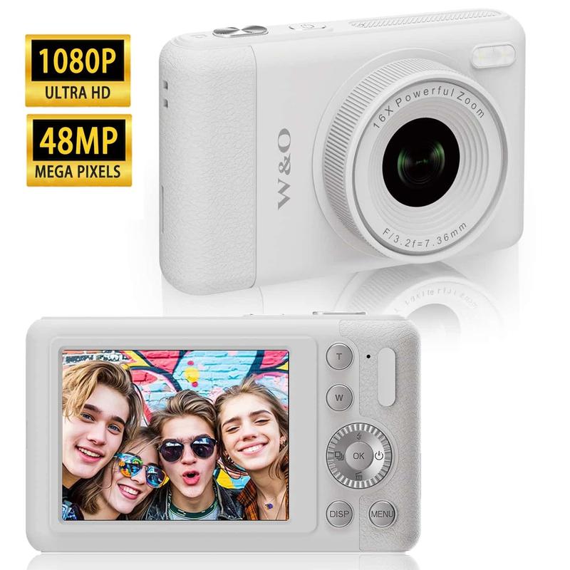 4K Vlogging Camera for Beginners: 64MP, Auto-Focus, 180° Flip Screen