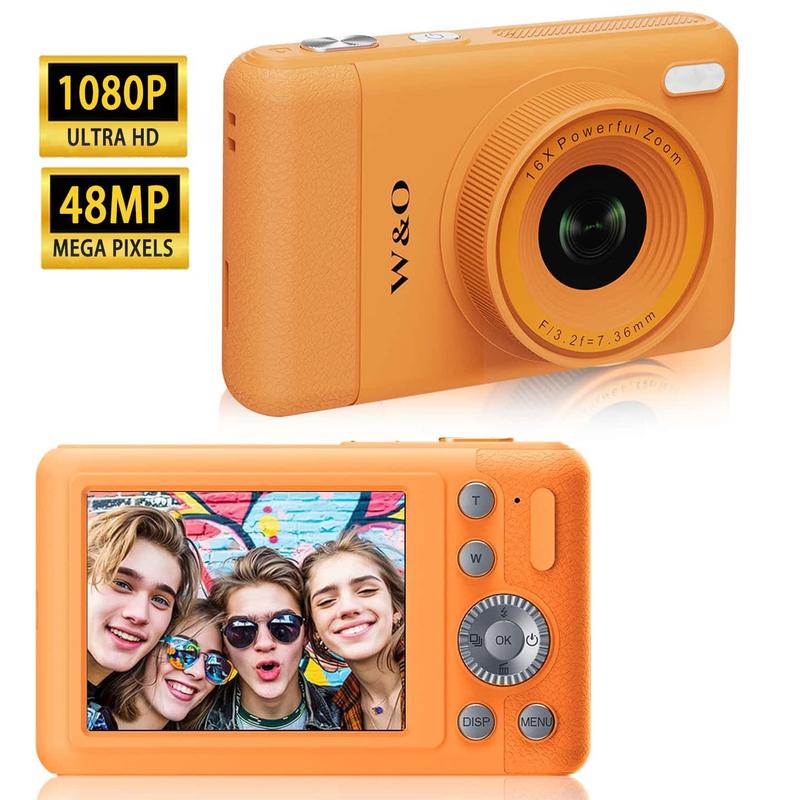 4K Vlogging Camera for Beginners: 64MP, Auto-Focus, 180° Flip Screen