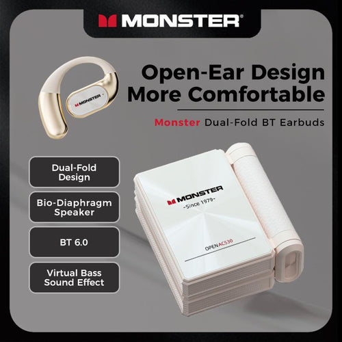 Monster AC530 Bluetooth Earbuds for Running & Workouts